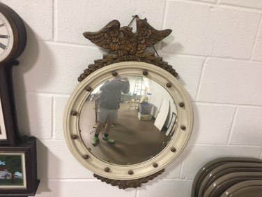Antique Federal Style Bullseye Mirror