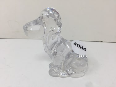 Daum France Crystal Dog