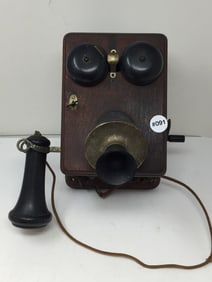 Oak Wall Telephone