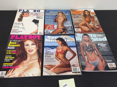 (17) Playboy Magazines