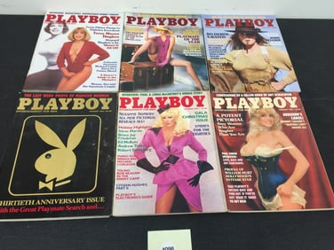 (12) 1984 Playboy Magazines
