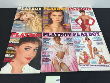 (12) 1983 Playboy Magazines