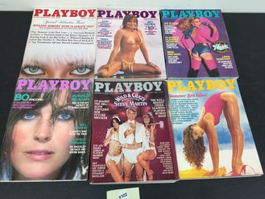 (12) 1980 Playboy Magazines