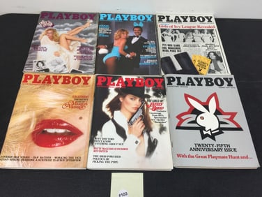 (12) 1979 Playboy Magazines