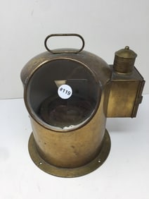Antique Brass Maritime Compass