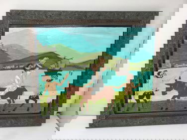 Signed Painting on Artist Board