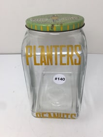 Antique Planters Peanut Jar