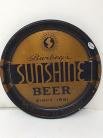 Barbeys Sunshine Beer Adv. Tray