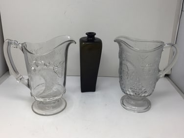 3 Pcs 19thC Glass