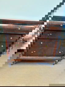 Mahogany Sheraton Chest