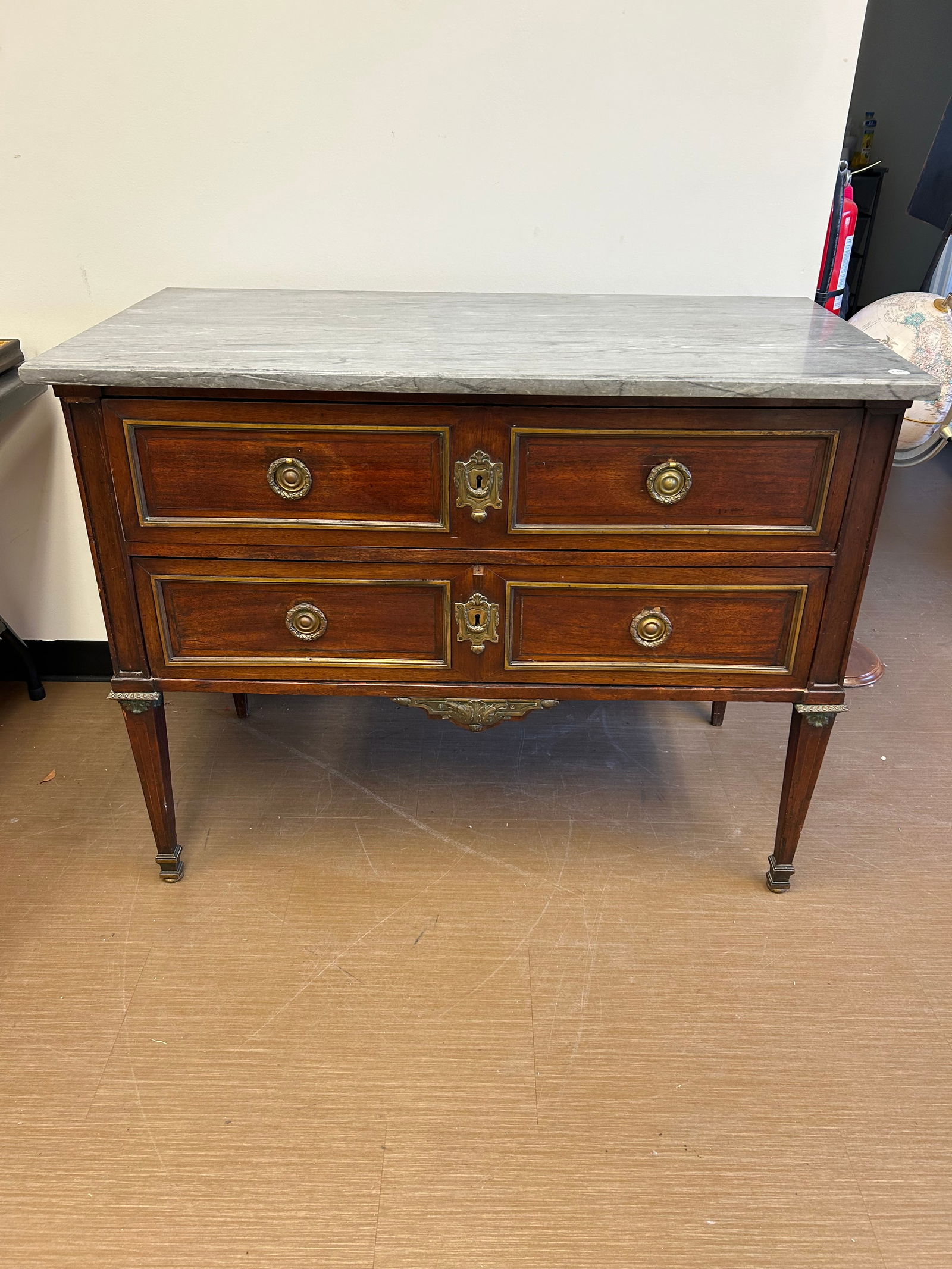 Antique Marble Top Server (1 of 7)