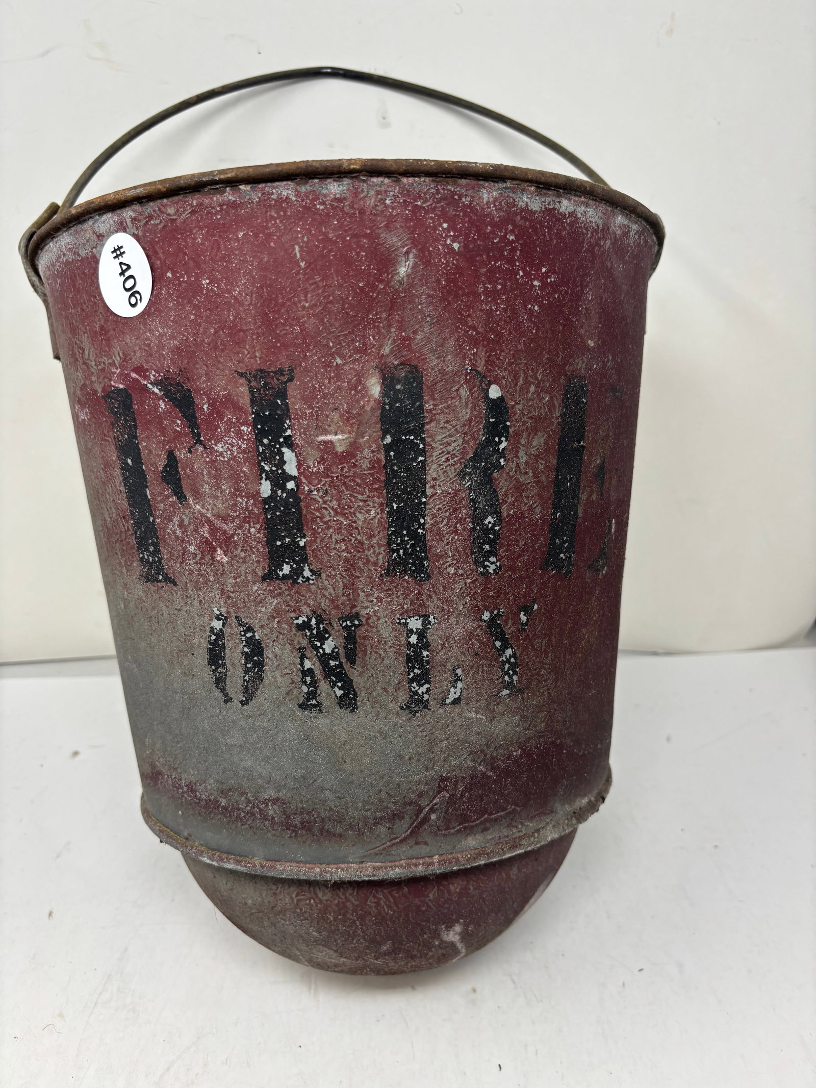 Galvanized Fire Bucket (1 of 3)