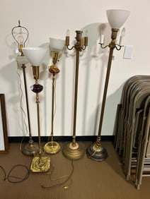 Grouping of Floor Lamps