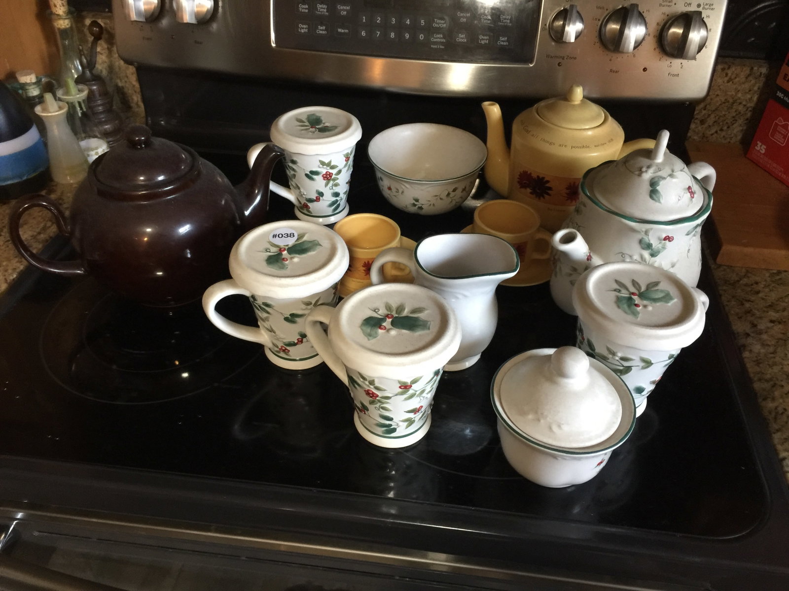 Pfatzgraff Winterberry Coffee Set: Includes an 8" H teapot and more