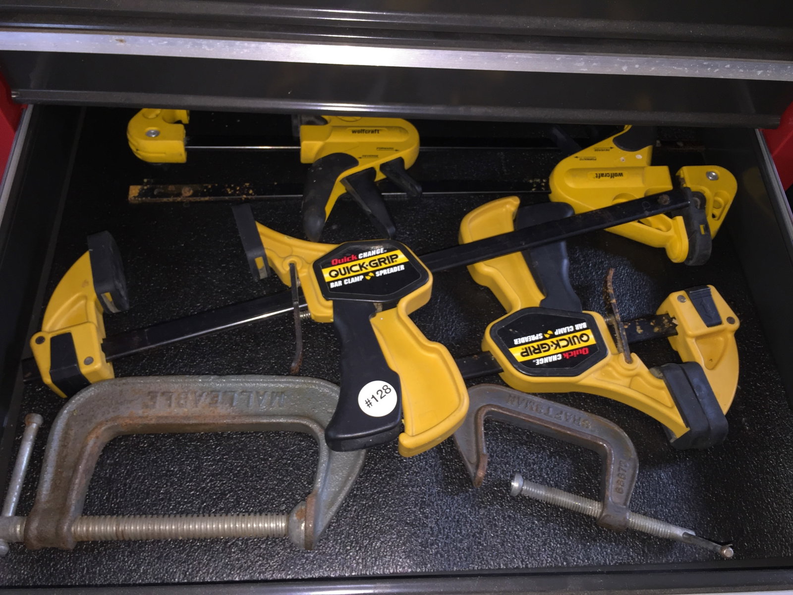 Clamps: Includes Craftsman & Bar clamps.