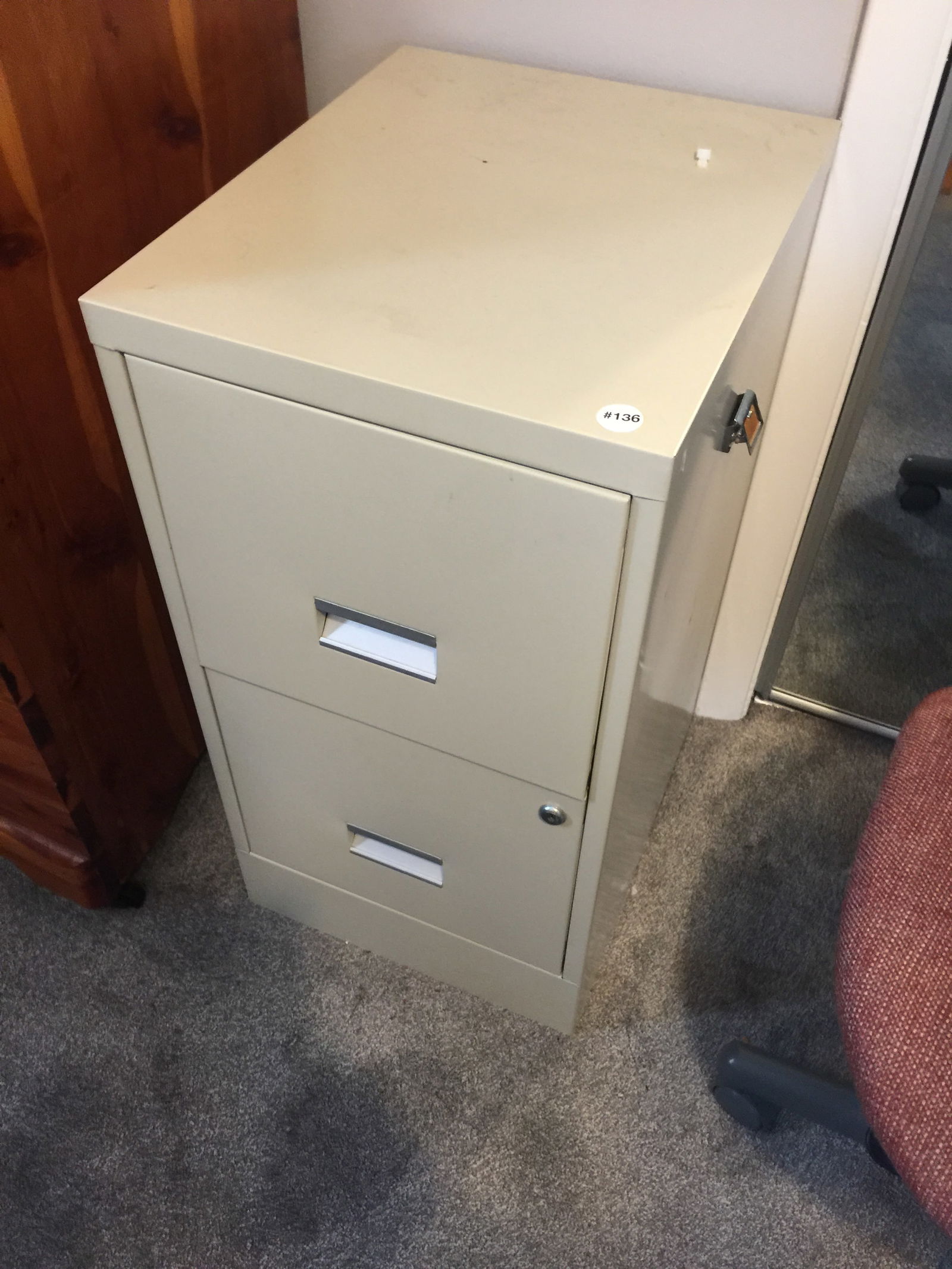 Metal File Cabinet (1 of 4)