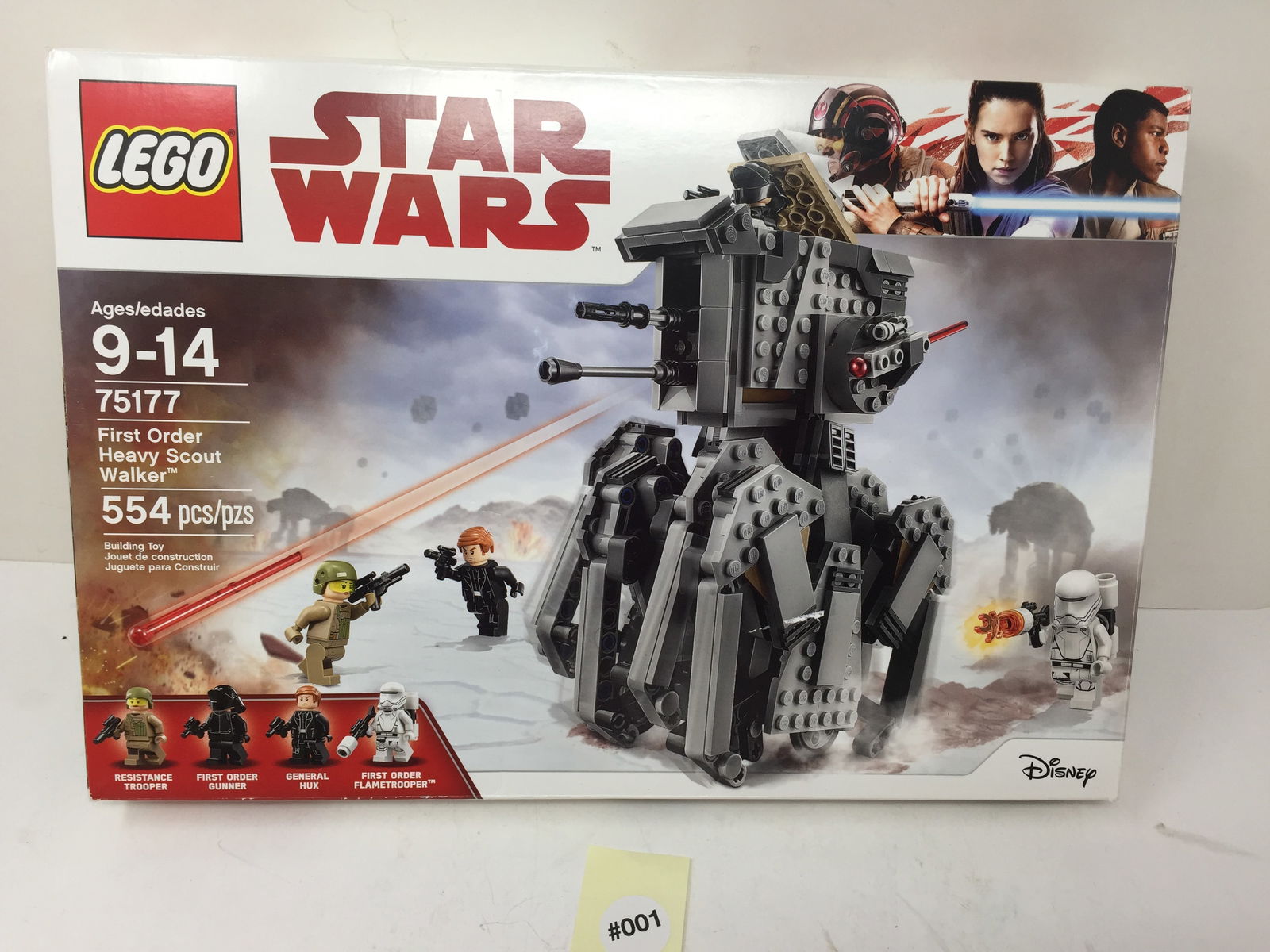 Star Wars Lego First Order Heavy Scout Walker