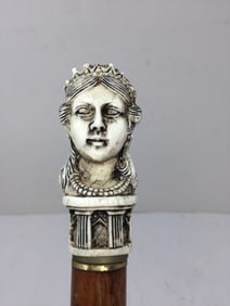 Figural Carved Cane