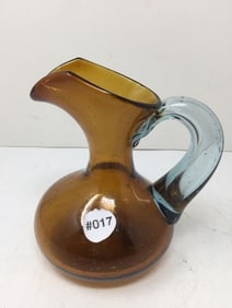 Blenko Two Color Pitcher