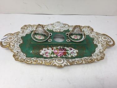 French Porcelain Inkwell