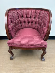 Carved Antique Mahogany Chair