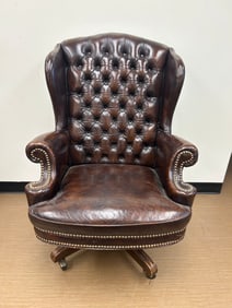 Ethan Allen Leather Chair