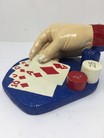 Signed Poker Sculpture