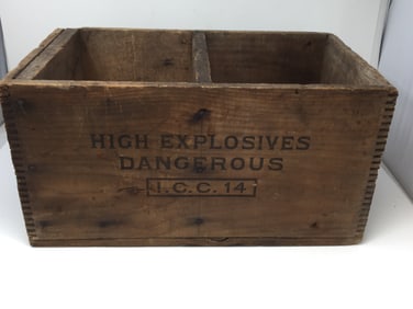 Antique Explosives Box