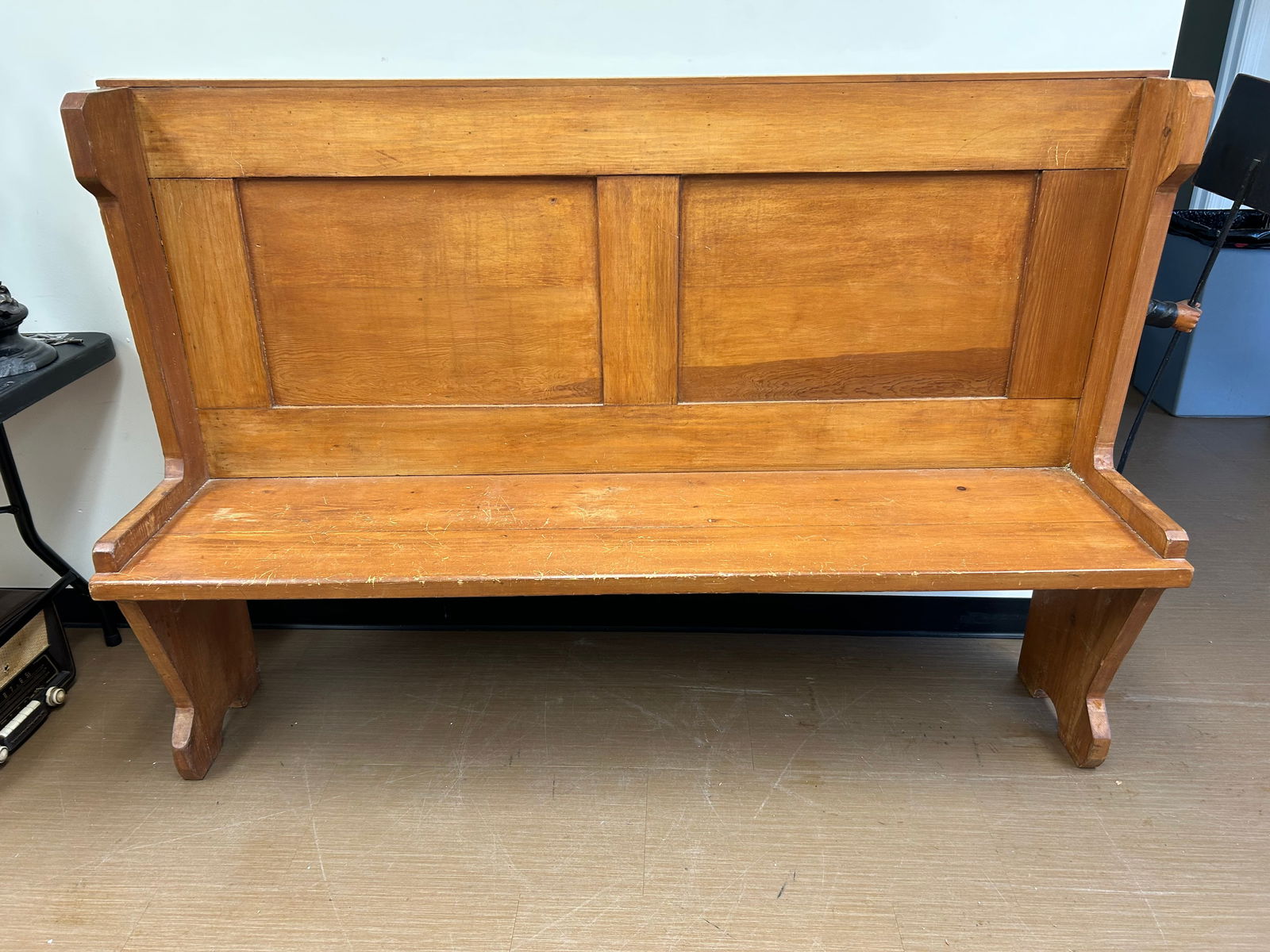 Antique Hi-Back Settee (1 of 6)