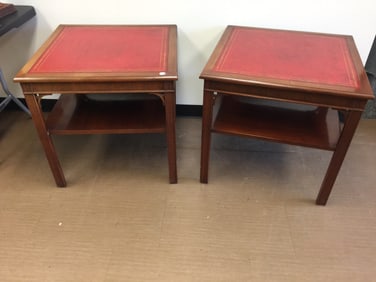 Pair of Mahogany Stands