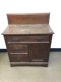 Antique Oak Washstand