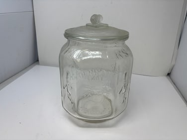Embossed Planters Peanut Jar