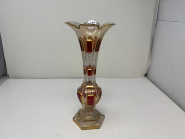 Antique Moser Bohemian Vase