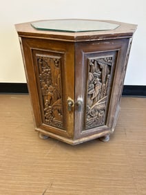 Carved Asian Stand