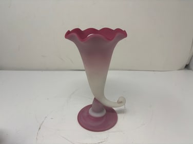 Pairpoint Art Glass "Horn of Plenty Vase"