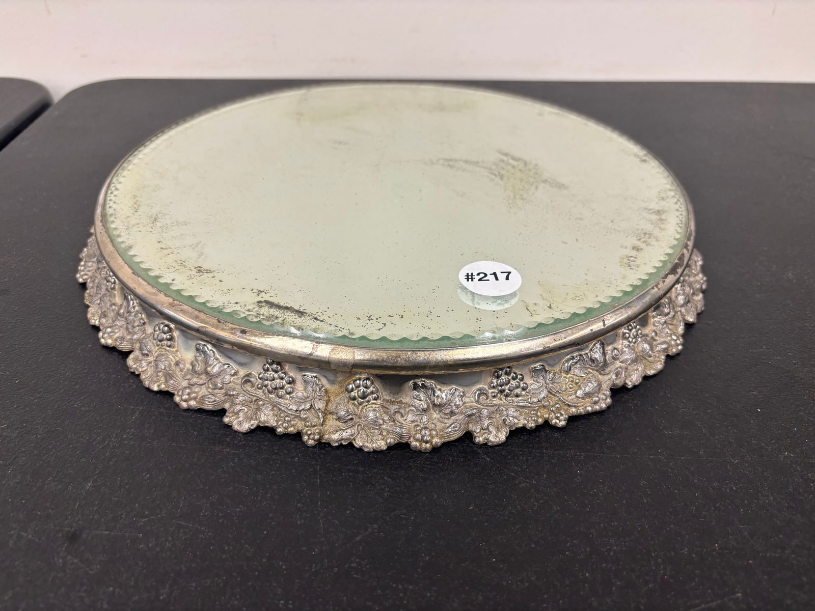 Antique Pairpoint Silverplated Plateau Mirror (1 of 5)