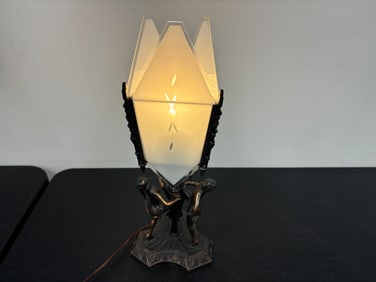 Art Deco Figural Lamp