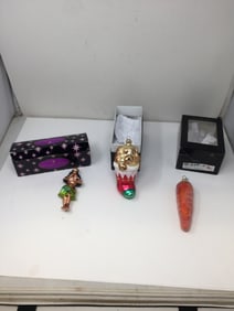 (3) Christopher Radko Christmas Ornaments