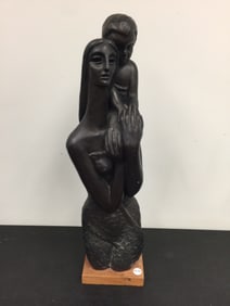 Mother and Child Sculpture