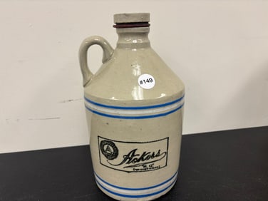 Ackers Stoneware ADV Jug