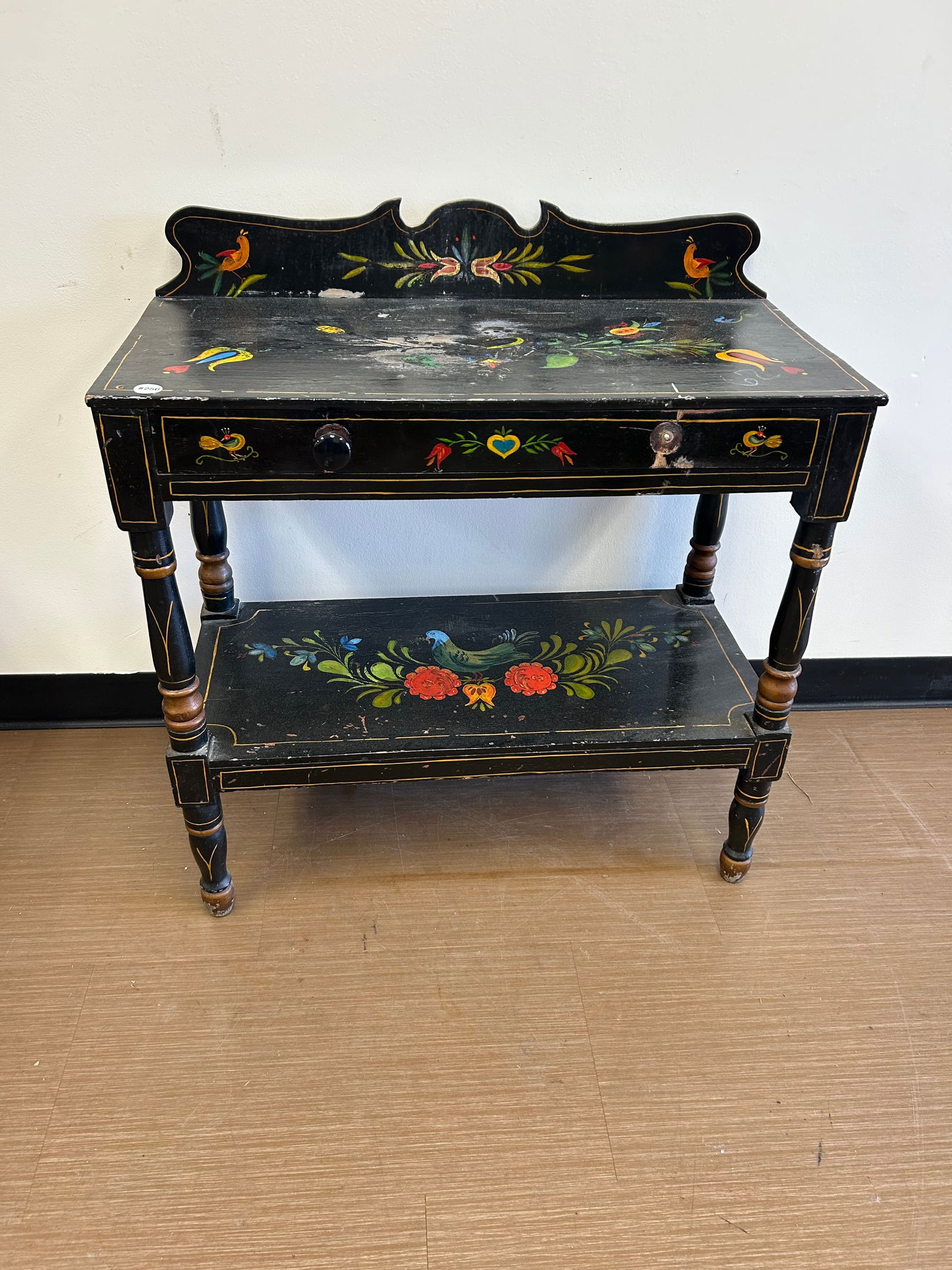 Folk Art Decorated Washstand (1 of 5)