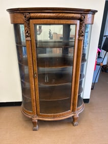 Antique Oak China Cabinet
