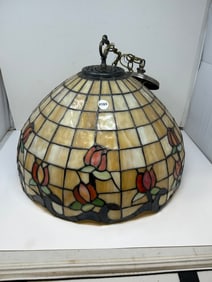 Hanging Leaded Glass Light