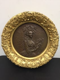 Framed Bronze Plaque