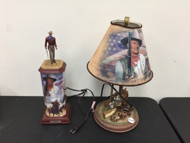 2 John Wayne Lamps