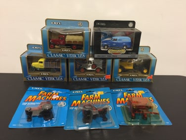 8 Ertl Vehicles