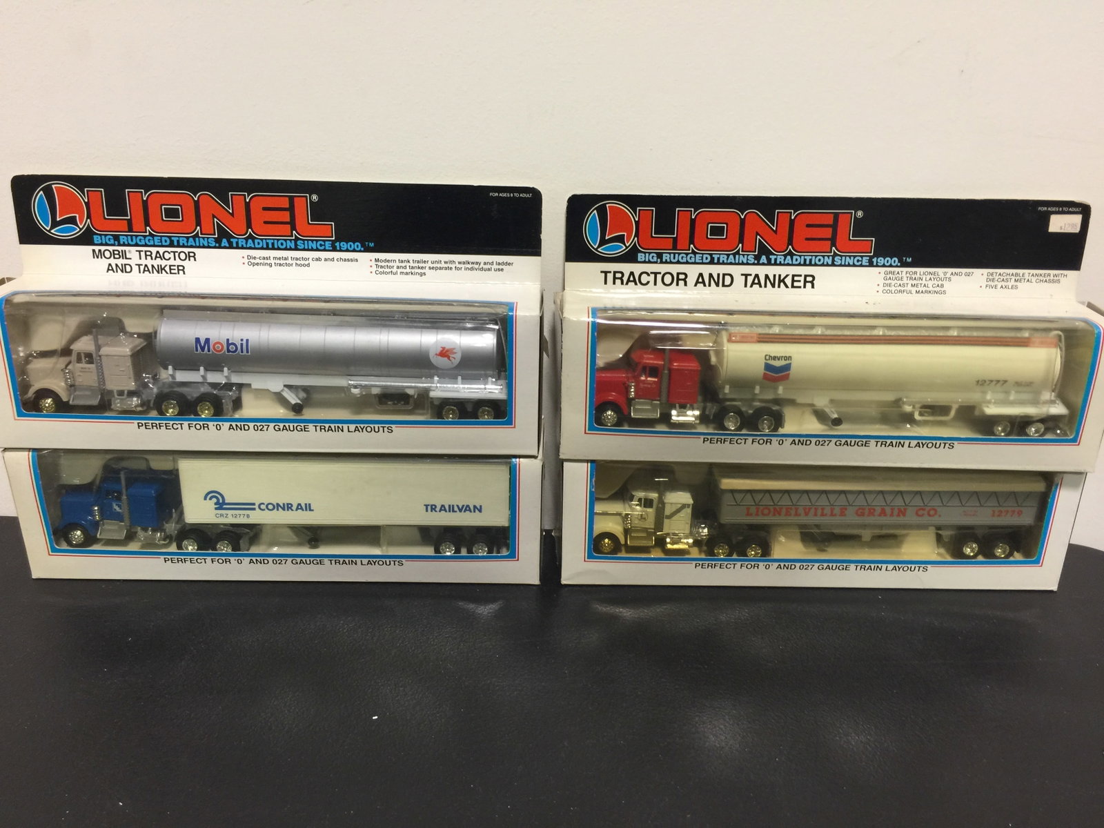 4 Lionel Tractor & Tankers: All NIB