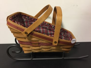 Longaberger Sleigh Runner Basket