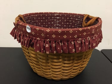 Longaberger Cranberry Basket