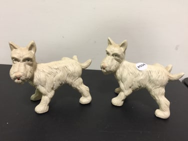 Pair of Cast Iron Scottie Dogs